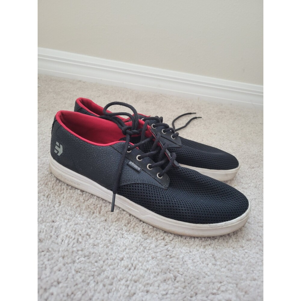 Etnies Jameson SC Black and Red Skate Shoes Men's Size 10 Retired Style